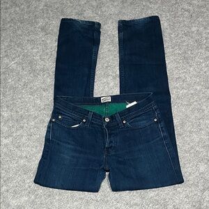 Men’s Naked & Famous Straight Leg Jeans Weird Guy Selvedge